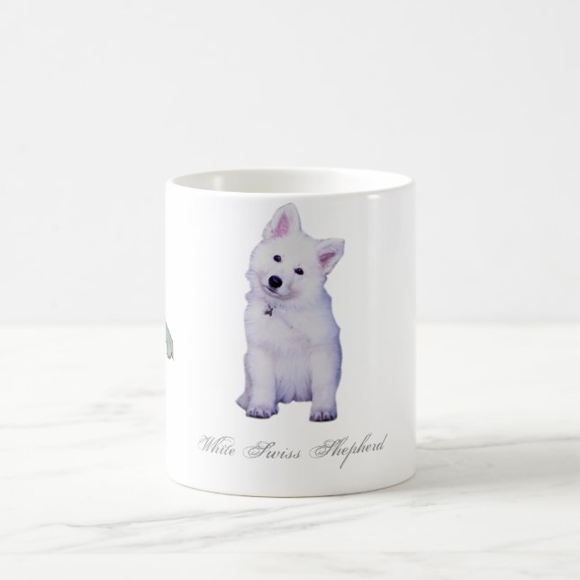 Mug Berger de blanc de chiot (Centre)