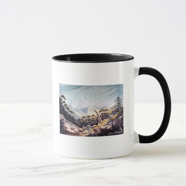Mug Bergers népalais en Himalaya, 1826 (Droite)