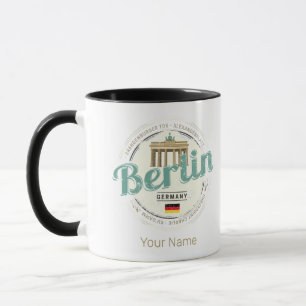 Mug Berlin Allemagne Porte de Brandebourg Souvenir Vin