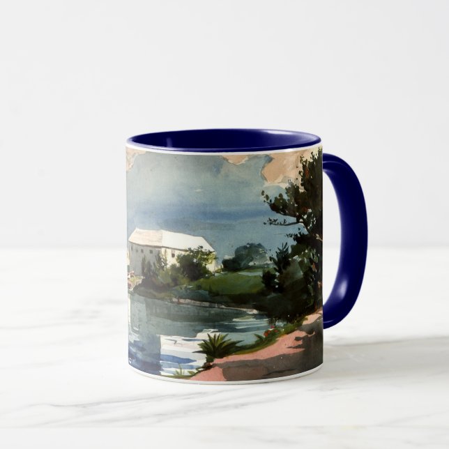 Mug Bermudes, Bouteilles de sel (Devant droit)