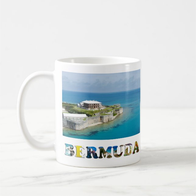 Mug Bermudes Royal Navy Dockyart Photo Voyage (Gauche)