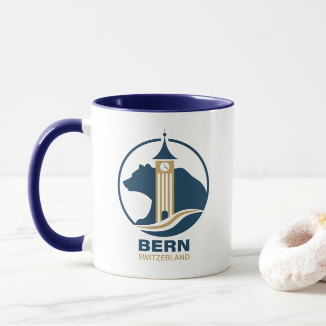 Mug Bern Switzerland Europe (Avec donut)