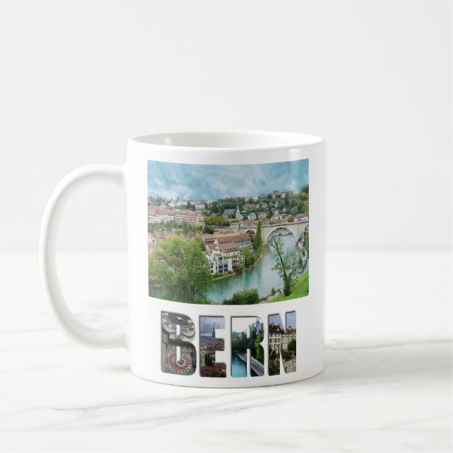 Mug Berne Suisse Photo suisse Aare River (Gauche)