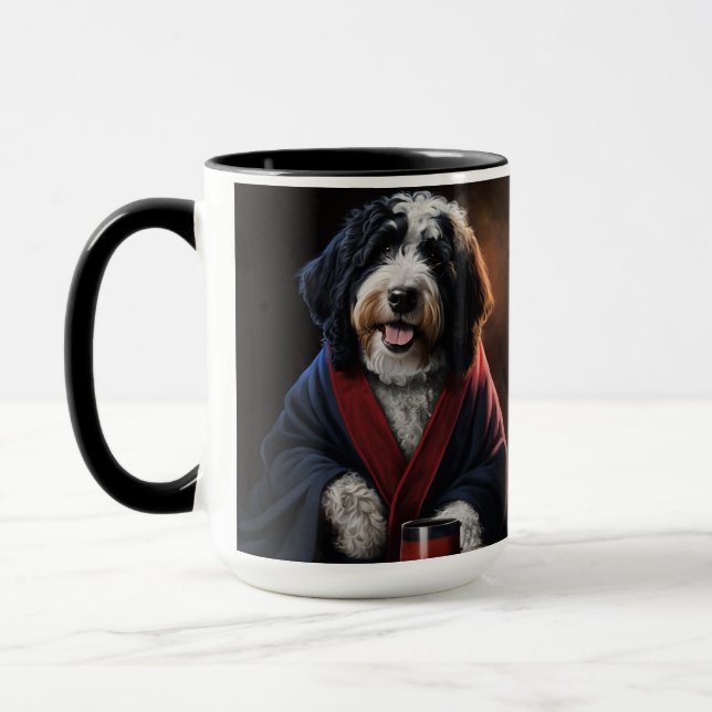 Mug bernedoodle, canicule, canicule dorée (Gauche)