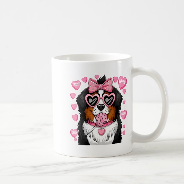 Mug Bernese Mountain Coquette Dog Pet Lover Owner  (Droite)