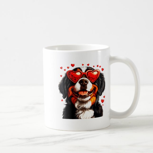 Mug Bernese Mountain Cute Berner Dog Lover Valentines  (Droite)
