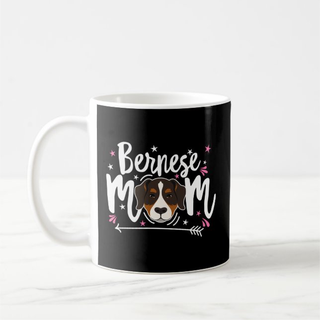 Mug Bernese Mountain Dog Maman Berner Mama Bernie Moth (Gauche)