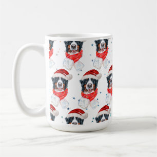 Mug Bernese Mountain Dog race Noël