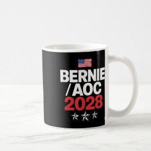 Mug Bernie Sanders Et Aoc 2028 Pour La Campagne Du Pré