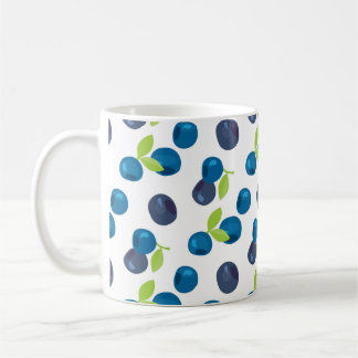 Mug Berries Vintage Blueberry Bilberry Illustration