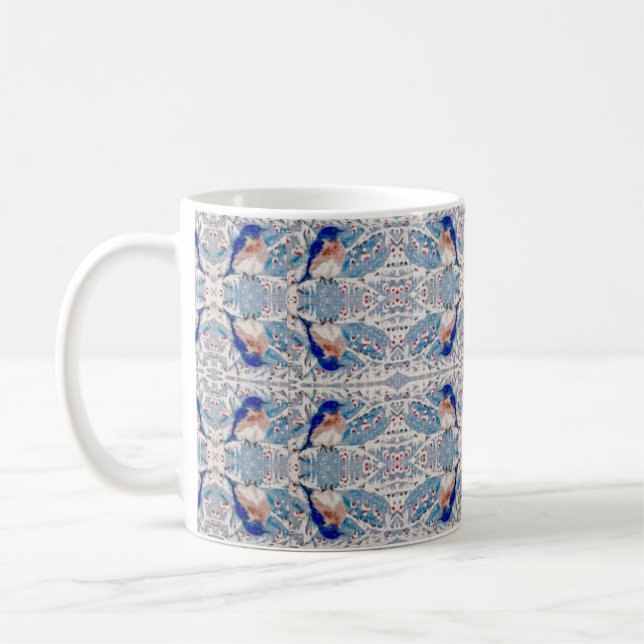 Mug Berry Bluebirds en Coupe des neiges (Gauche)