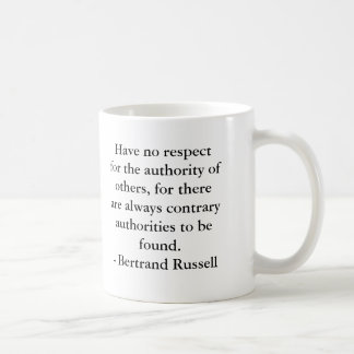 Mug Bertrand Russell - autorité