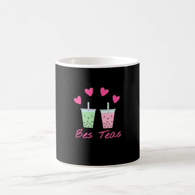 Mug Bes Teas Besties Buble Tea Cute Boba Best Friends (Centre)