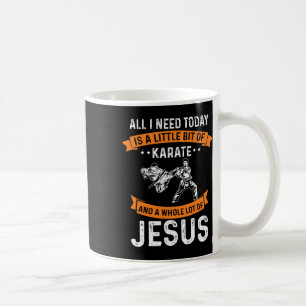 Mug Besoin Karate Jésus chrétien Dieu amour Sports Fig