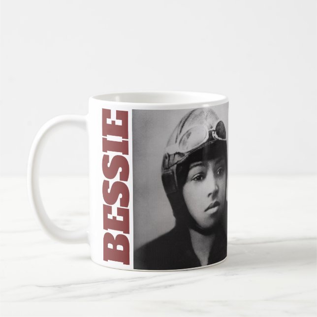 Mug Bessie Coleman - Pionnier de l'aviation (Gauche)
