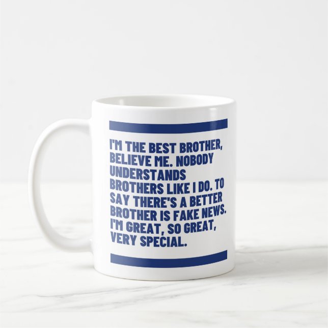 Mug Best Brother Gift (Gauche)