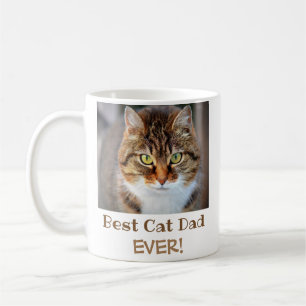 Mug Best Chat Papa Ever Photo pour animal de compagnie