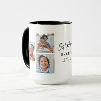 Mug Best Dad Ever Custom 6 Picture Gallery Multi Photo