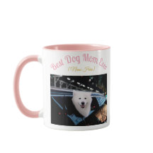 Mug - Best Dog Mom Ever Mug - Custom Photo & Name 