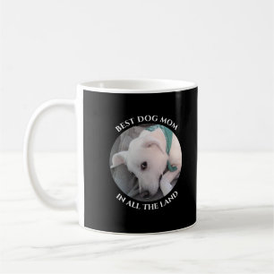 Mug Best Dog Mom Photo de mignonne blanc chiot café ch
