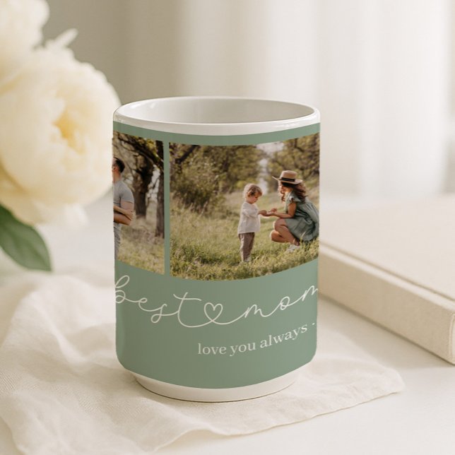 Mug Best Mom Ever Photo Collage (Créateur téléchargé)