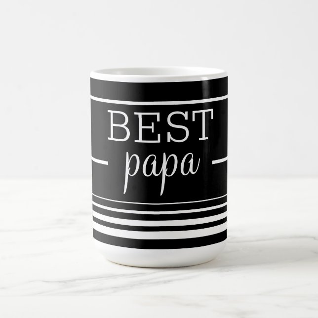 Mug Best Papa élégant (Centre)