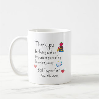 Mug Best Teacher Ever – Personalized Name