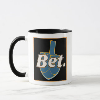 Mug Bet. Hanukkah Dreidel Gimel Joke Gift Gen Z Alpha 