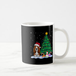 Mug Bet Hound Chien Xmas Arbre Lumières Reindeer Casqu