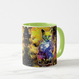 Mug Bêta de chat cosmique