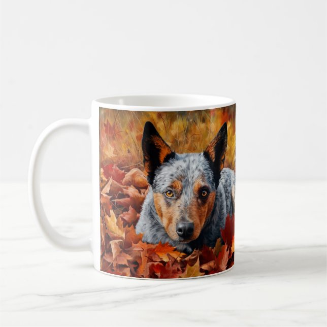 Mug Bétail australien en automne Feuilles automne Insp (Gauche)