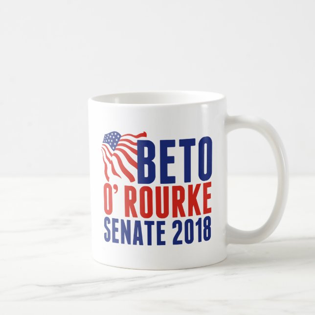 Mug Beto O'Rourke pour le Sénat 2018 (Droite)