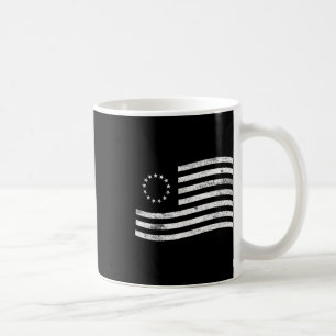 Mug Betsy Ross Drapeau Minimal - Histoire américaine P