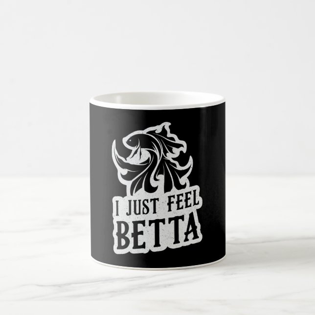 Mug Betta Fish Je Sens Juste Betta Lover Combattre Poi (Centre)