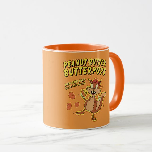Mug Beurre d'arachide papillons (Devant droit)