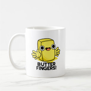 Mug Beurre Doigts Funny Beurre Alimentation Pun
