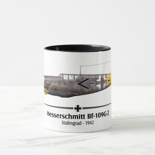 Mug Bf-109G-2 - Luftwaffe - Stalingrad Battle - 1942 (Centre)