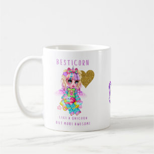 Mug BFF Cadeau Besticorn Comme Une Unicorne Mais Plus 