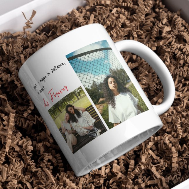 Mug BFF Quatre Photo Personnalisée Meilleurs Amis Pour (BFF Four-Photo Personalized Best Friends Forever Mug)