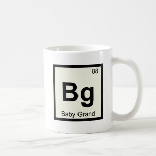Mug Bg - Piano à Queue Chimie Tableau Périodique