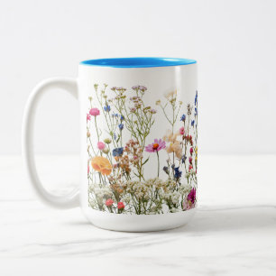 Mug bicolore 15 oz (bleu)