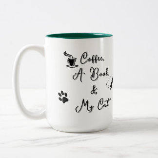 Mug bicolore 15 oz (vert foncé)