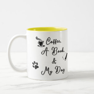 Mug bicolore 325 ml (jaune)