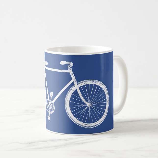 Mug Bicyclette Boug de café personnalisé (Devant droit)