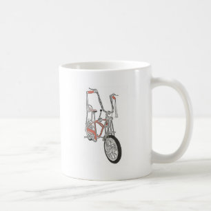 Mug Bicyclette orange classique de vélo des années 60