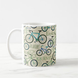 Mug Bicyclette Voyage bleu