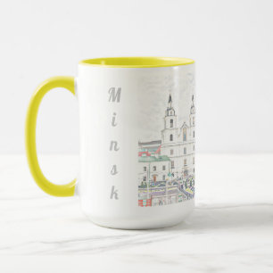 Mug Biélorussie Б е л р а у с  de Minsk  de  Architect