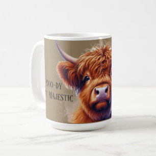 Mug Bien-aimé Highland Cow Moody Majestic