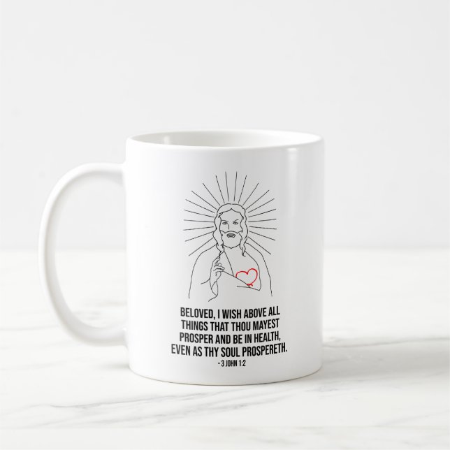 Mug Bien-Aimé, Je Souhaite Surtout.. chrétien (Gauche)