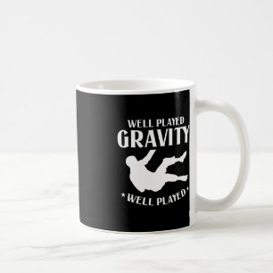 Mug Bien Joué Gravity Fun Slip Et Tomber Sur Terre Br